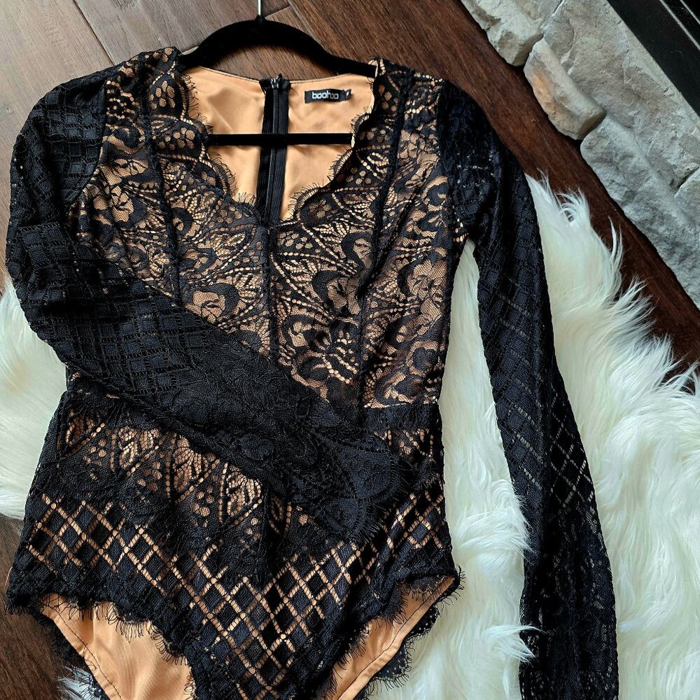 Boohoo lace top/lingerie
